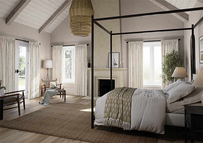 Vintage Stripe, Promenade - Made to Measure Curtains - Image 7